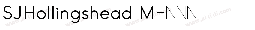 SJHollingshead M字体转换